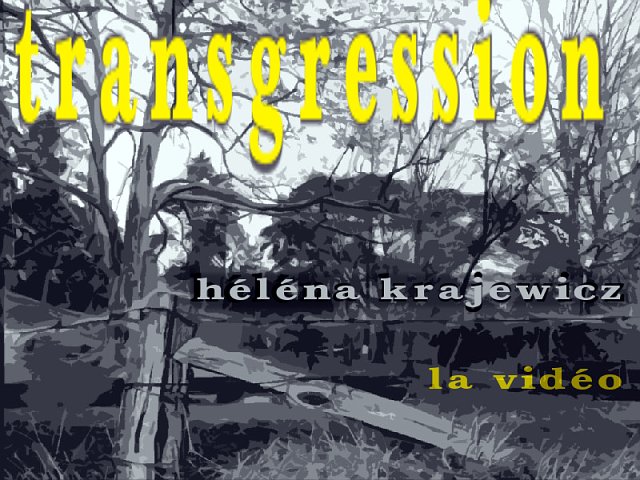 helena krajewicz, transgression, la vidéo