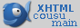 hand-made HTML logo
